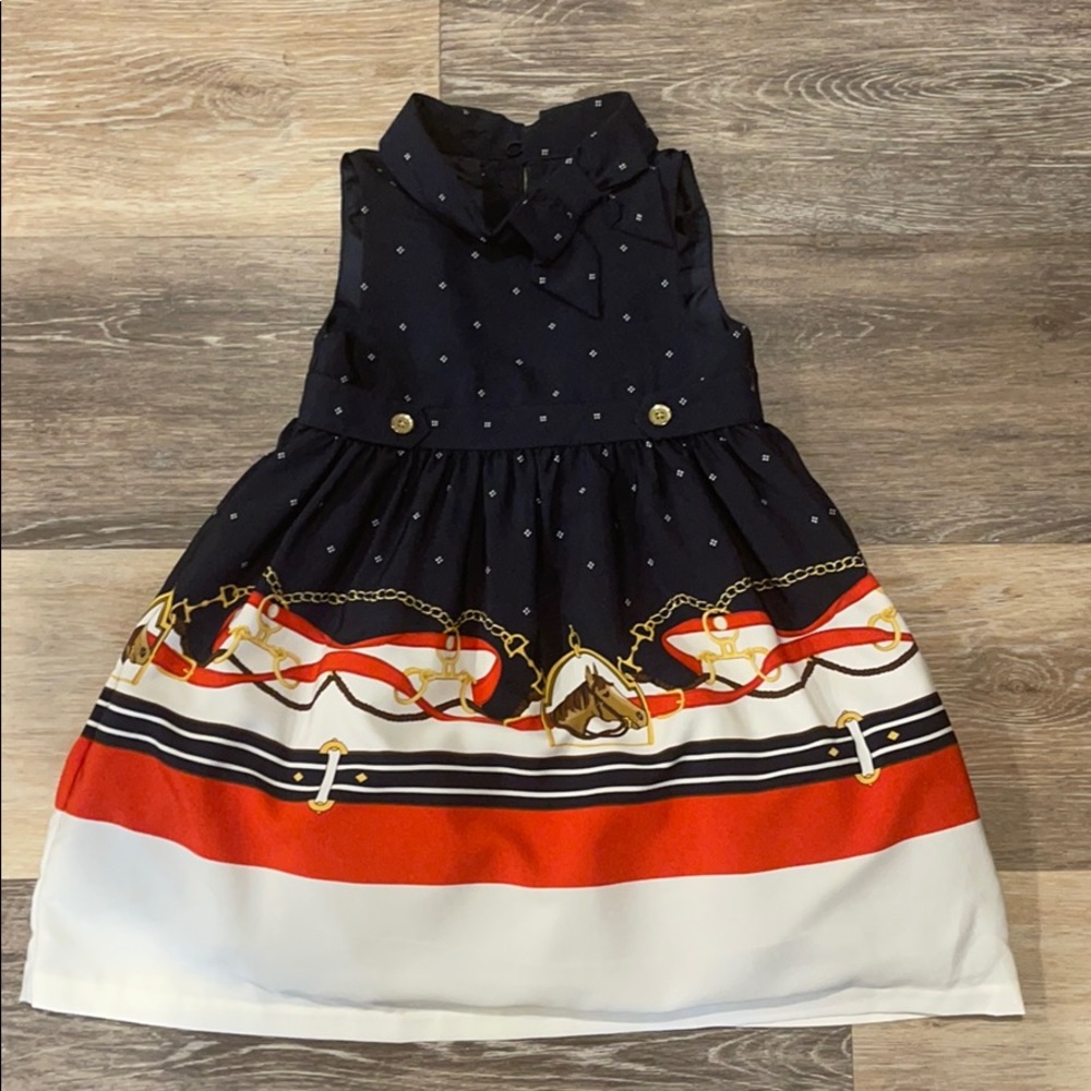 Janie and Jack Equestrian Dress with diaper cover